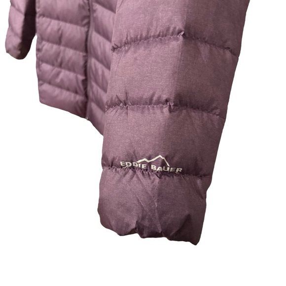 Eddie Bauer CirrusLite Jacket EB650 Women’s Medium Purple Down Puffer Quilted - Picture 8 of 10
